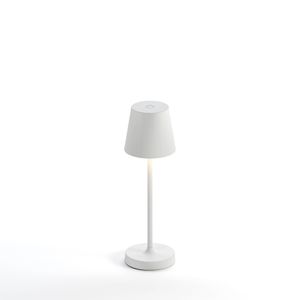 Luminária de Mesa Abajur LED Mini TN Interlight - Portátil Sem Fio - Branco