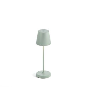 Luminária de Mesa Abajur LED Mini TN Interlight - Portátil Sem Fio - Verde Sálvia