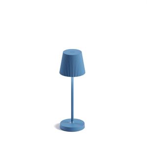 Luminária de Mesa Abajur LED Mini PL Interlight - Portátil Sem Fio - Azul Índigo