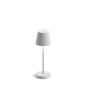 Luminária de Mesa Abajur LED Mini PL Interlight - Portátil Sem Fio - Branco