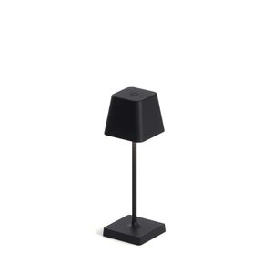 Luminária de Mesa Abajur LED Mini QD Interlight - Portátil Sem Fio -  Preto