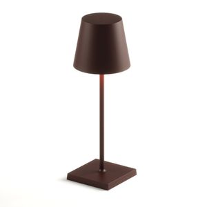 Luminária de Mesa Abajur LED Tina Interlight  - Portátil - Sem Fio - Corten